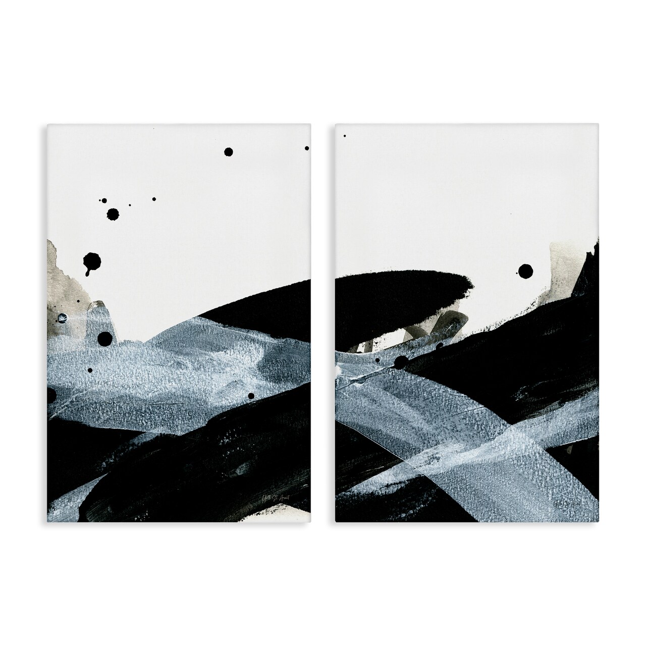Stupell Industries Gradient Movement Abstraction 2 pc Canvas Wall Art Set Design by Yvette St. Amant